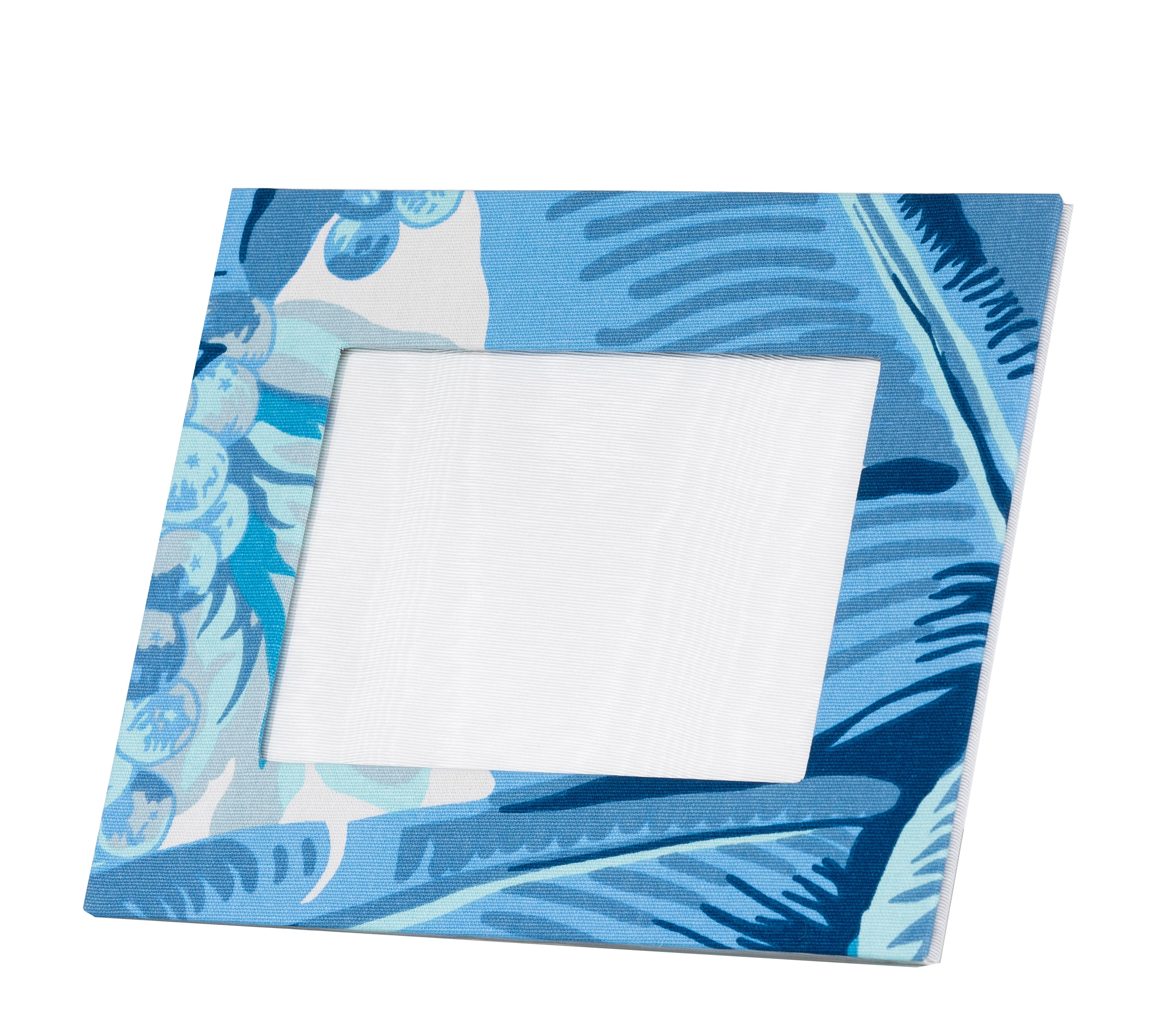 Draper Fabric Picture Frame - Brazilliance Blue