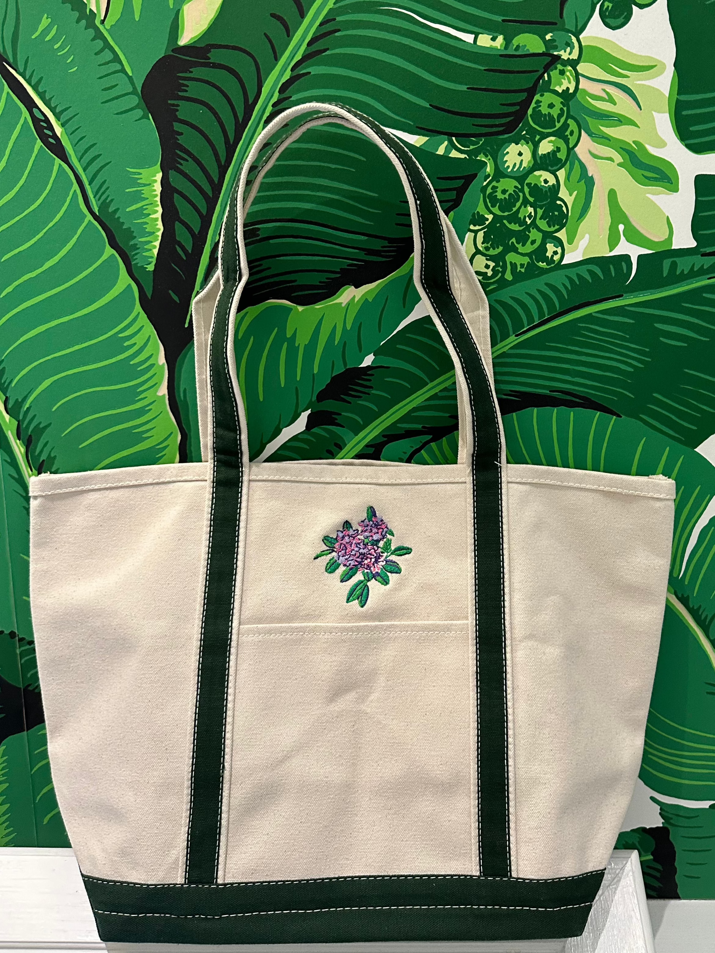 Rhododendron Canvas Club Tote Bag
