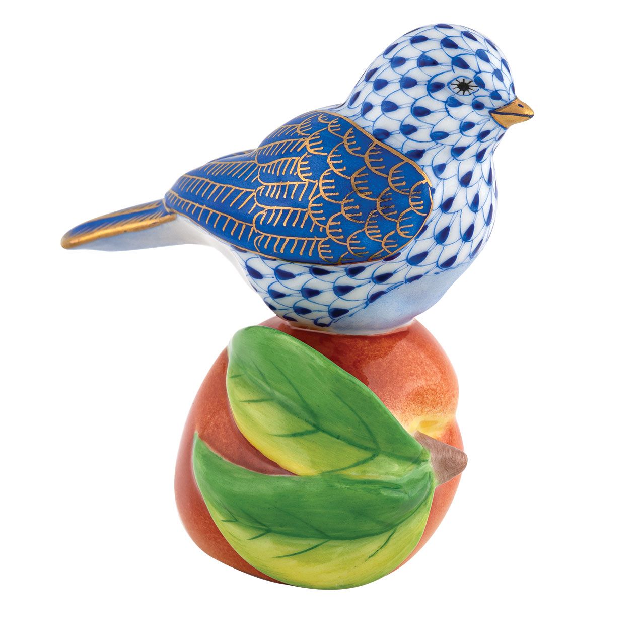 Herend Bird on Peach