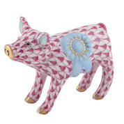 Herend Blue Ribbon Pig