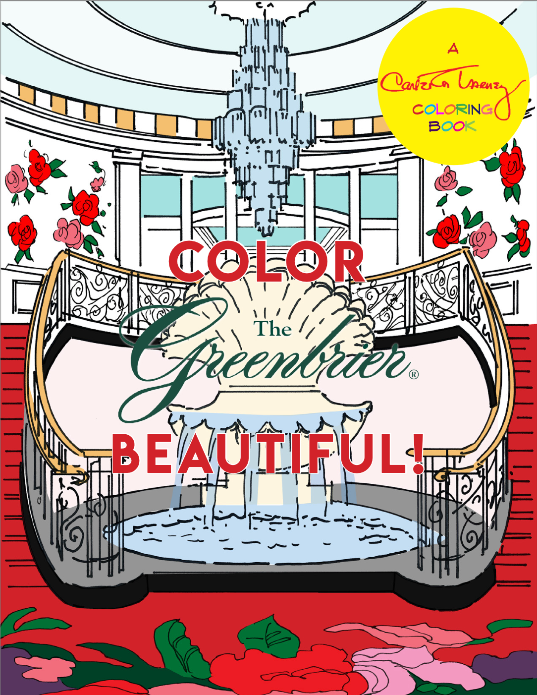 Color The Greenbrier Beautiful Coloring Book