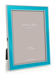 Silver Enamel Picture Frame