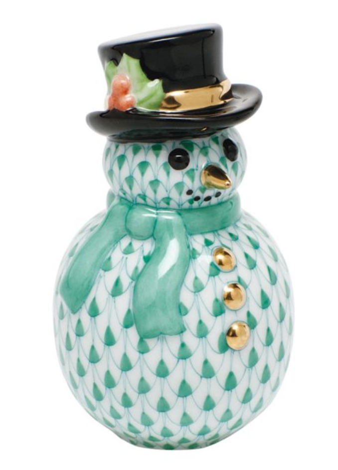 Herend Snowman With Scarf