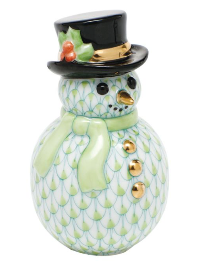 Herend Snowman With Scarf