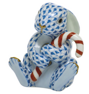 Herend Candy Cane Bunny