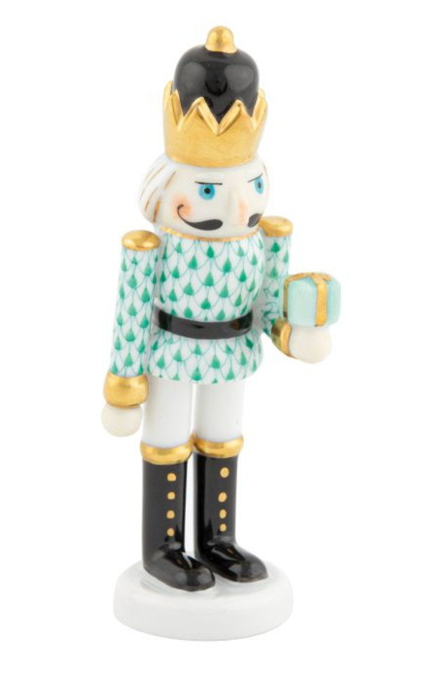 Herend Nutcracker With Gift