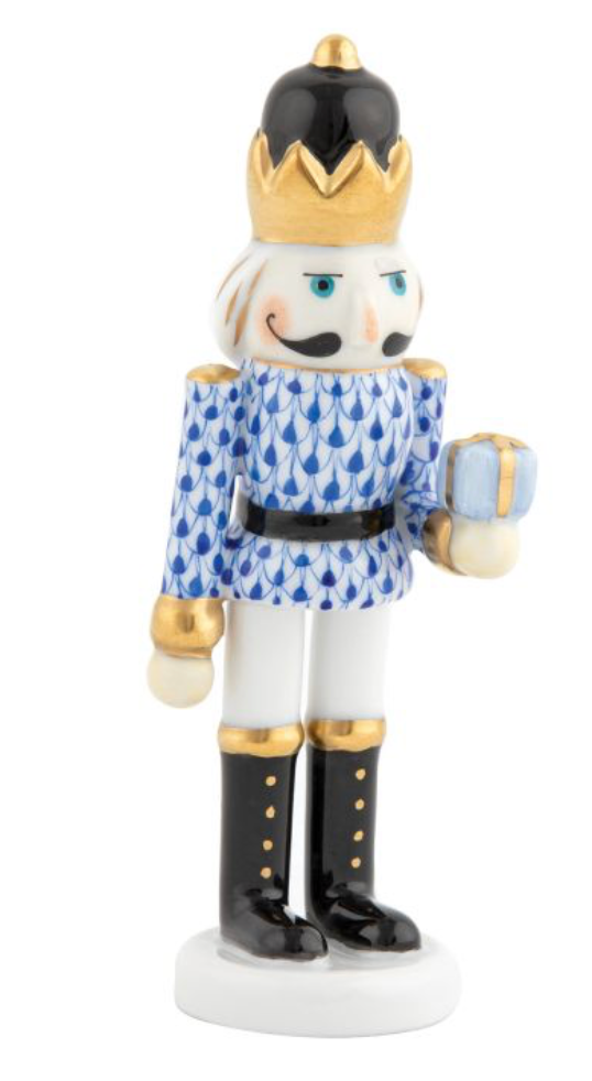 Herend Nutcracker With Gift