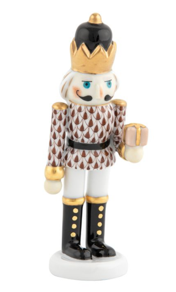 Herend Nutcracker With Gift
