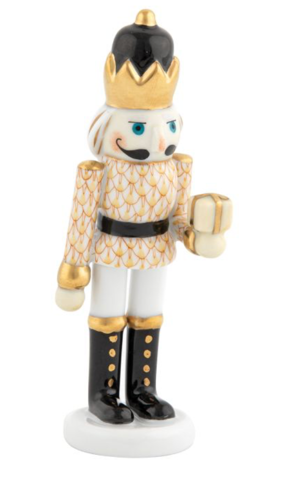 Herend Nutcracker With Gift