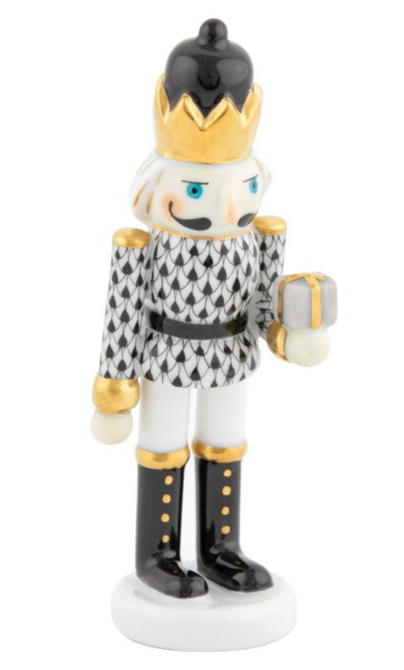 Herend Nutcracker With Gift