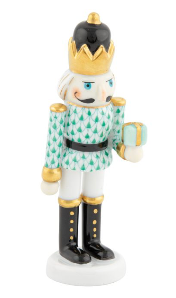 Herend Nutcracker With Gift