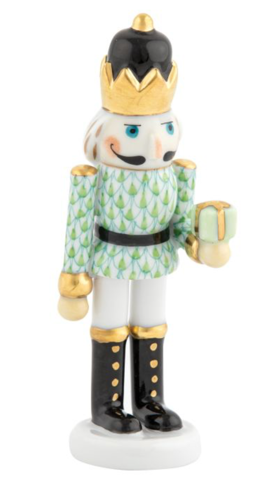 Herend Nutcracker With Gift