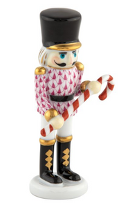 Herend Nutcracker With Candy Cane