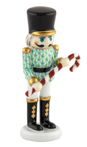 Herend Nutcracker With Candy Cane