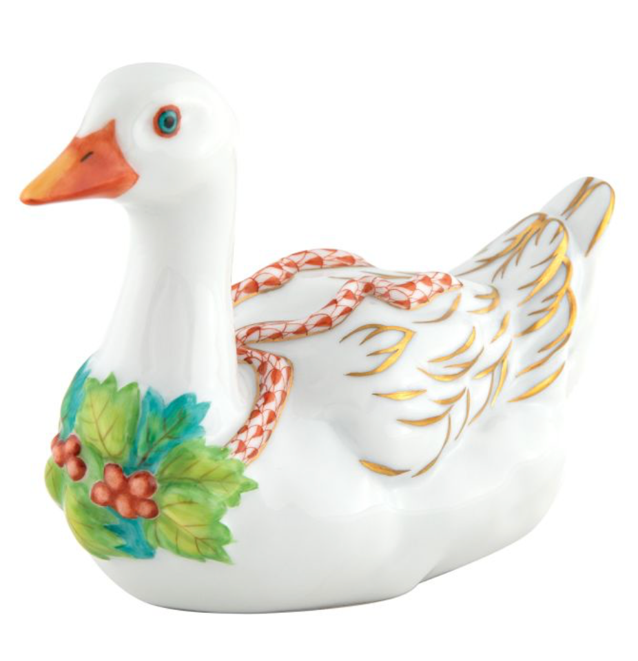 Herend Christmas Goose