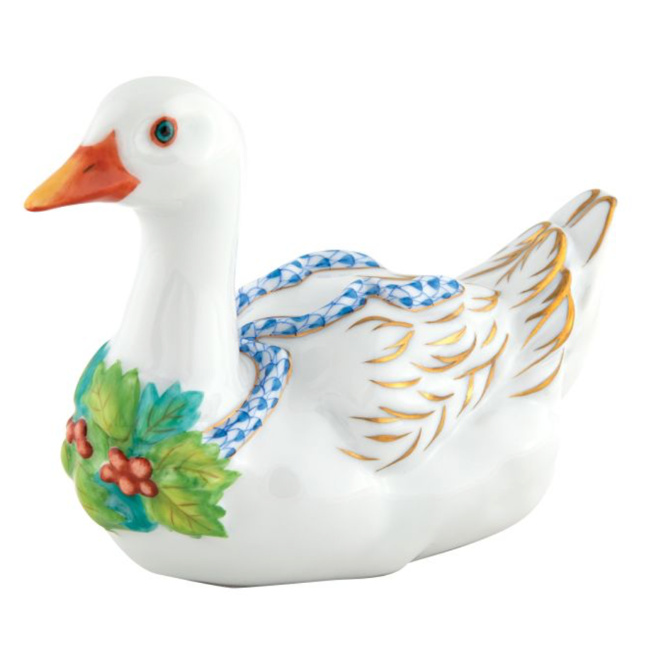 Herend Christmas Goose