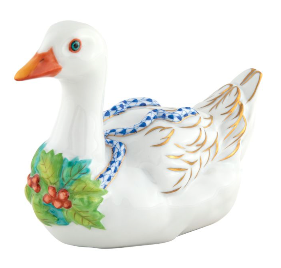 Herend Christmas Goose