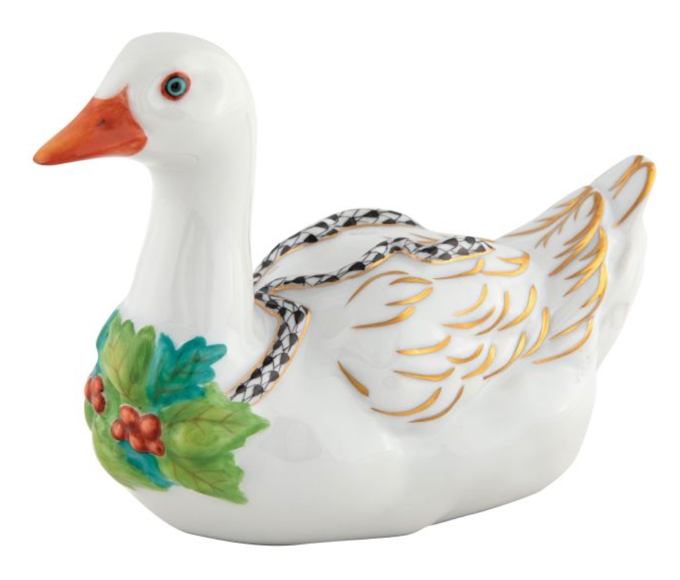 Herend Christmas Goose