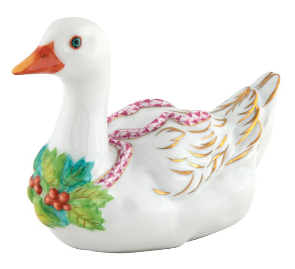 Herend Christmas Goose