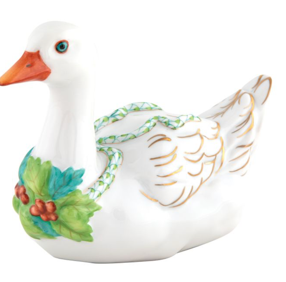 Herend Christmas Goose
