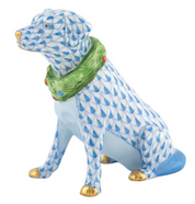 Herend Holiday Dog