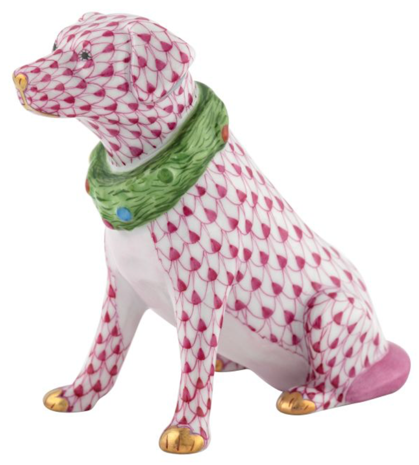Herend Holiday Dog