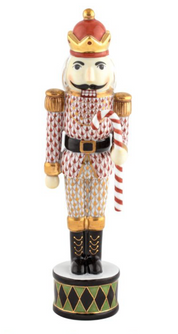Herend Nutcracker With Candy Cane