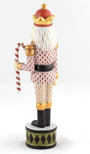Herend Nutcracker With Candy Cane