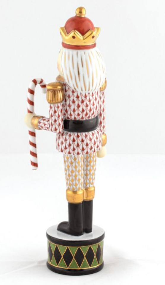 Herend Nutcracker With Candy Cane