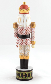 Herend Nutcracker With Candy Cane