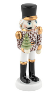 Herend Nutcracker With Christmas Tree