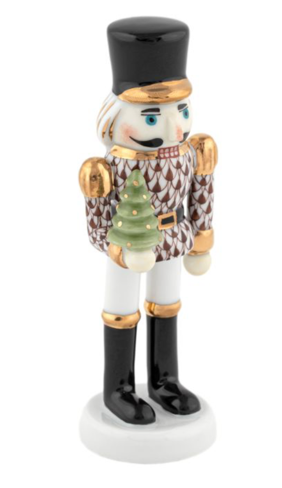 Herend Nutcracker With Christmas Tree