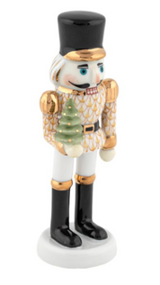 Herend Nutcracker With Christmas Tree
