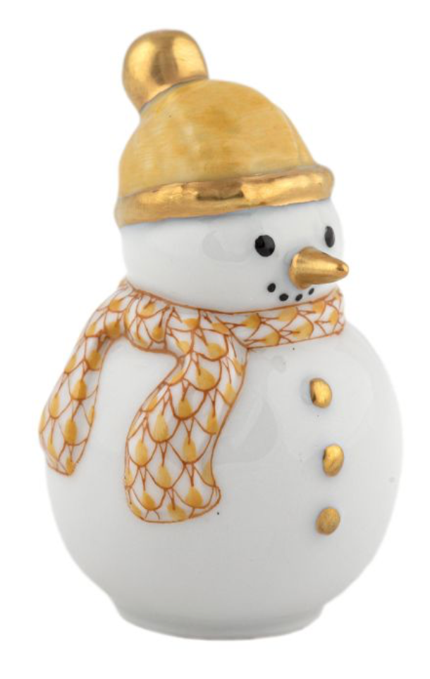 Herend Candy Cane Snowman