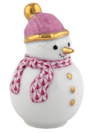 Herend Candy Cane Snowman