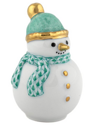 Herend Candy Cane Snowman