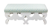 Summer Daisy Aqua Fabric