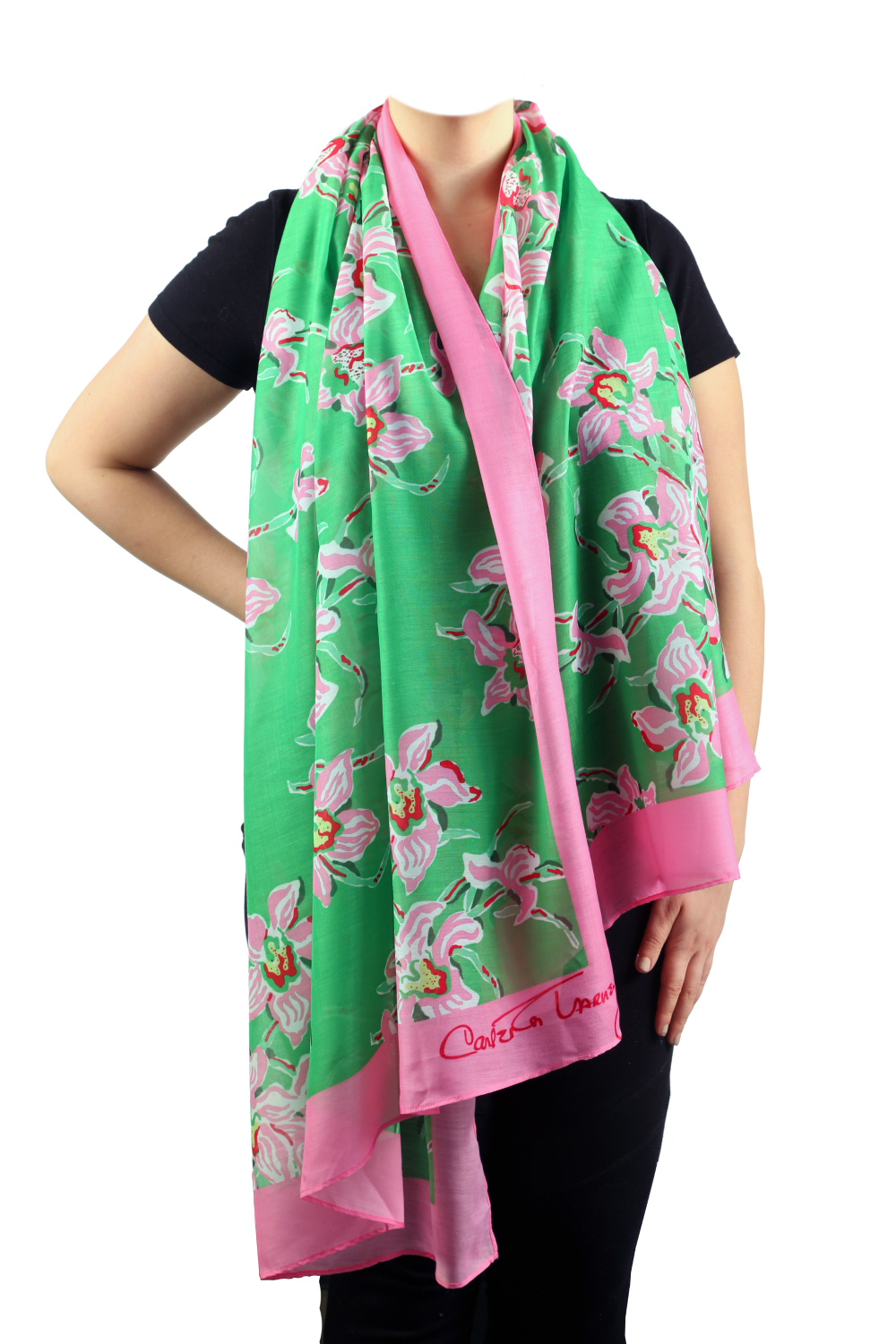 Carleton Varney Akakina Print Scarf - Carleton Varney