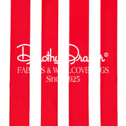 Draper Stripe Red Wallpaper