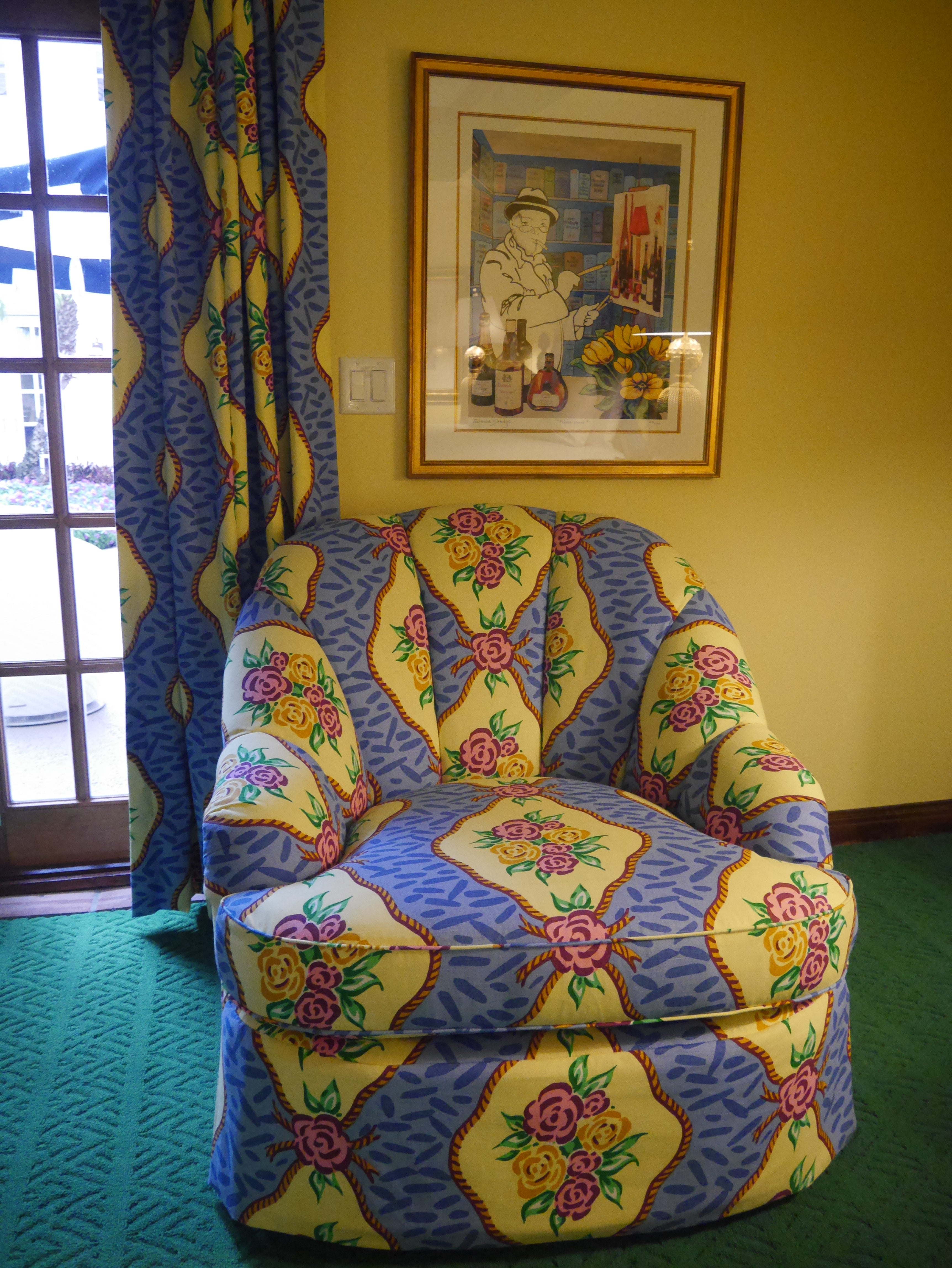 Cote D’ Azur Blue Fabric