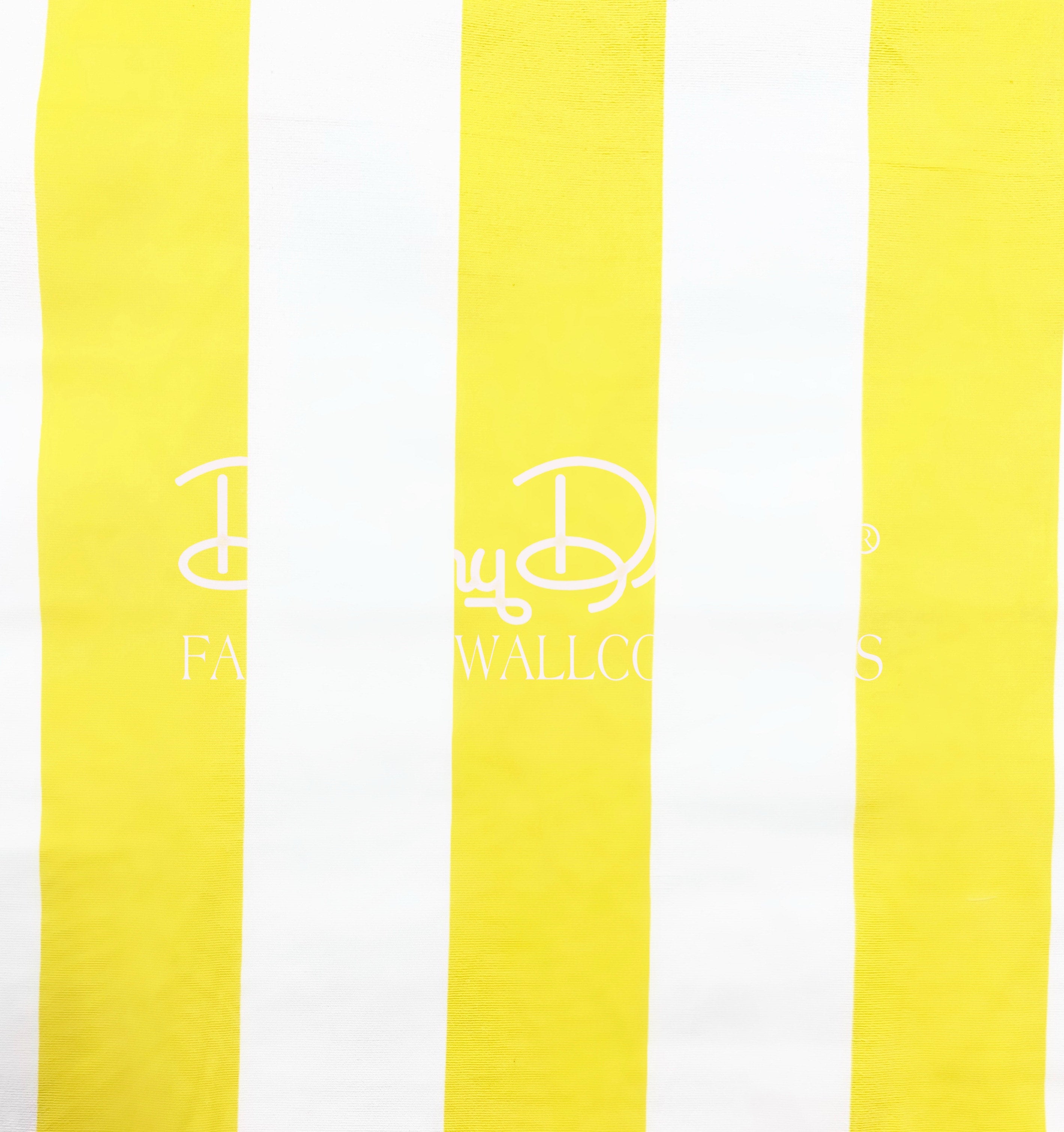 Draper Stripe Bright Yellow Wallpaper
