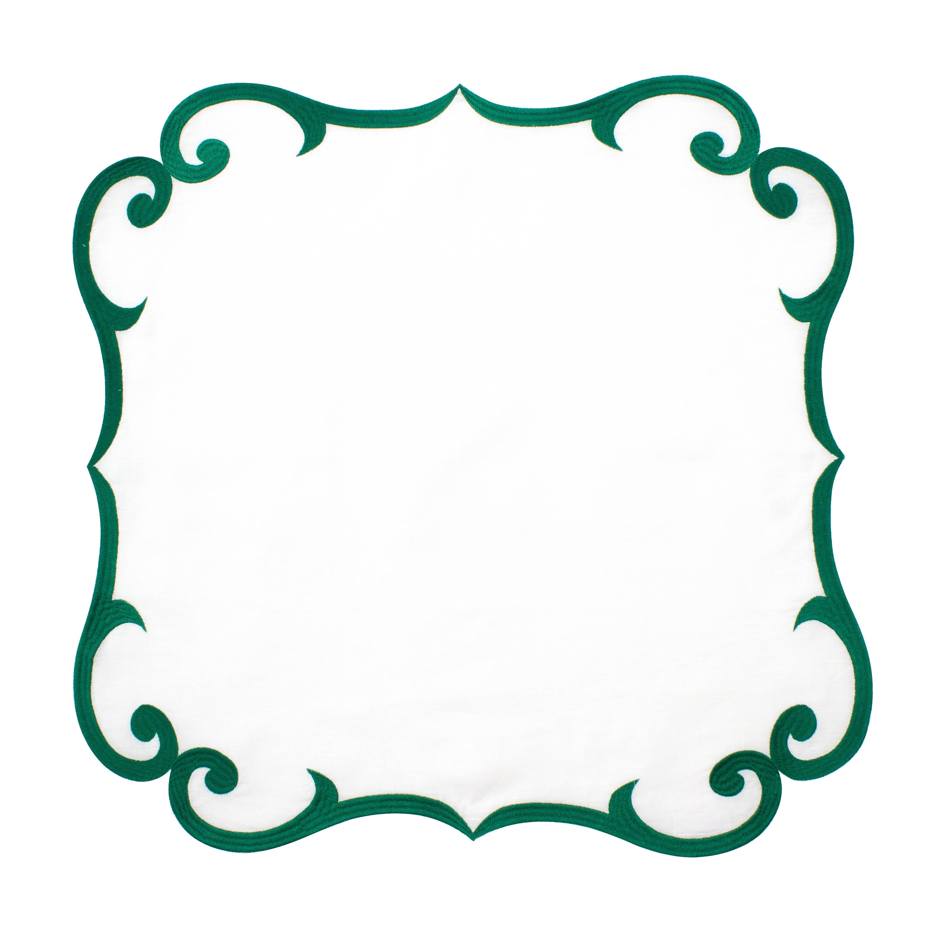 Dinner Napkin~ Set of Four Draper Linen Scroll