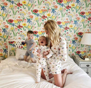 Les Fleures de Toulon Original White Wallpaper