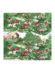 Tally Ho! Silk Pocket Square
