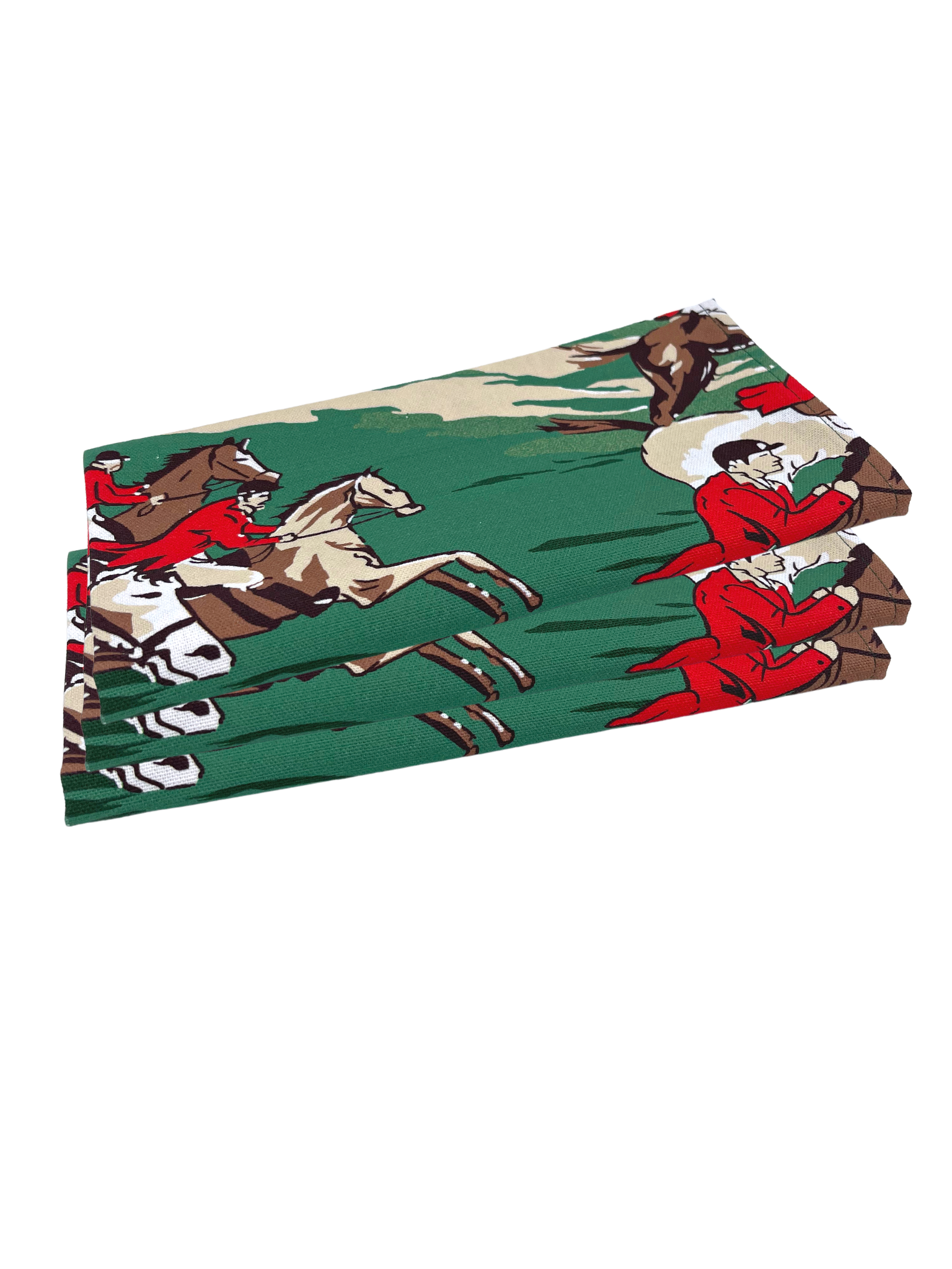 Set of Four Dinner Napkins - Tally Ho!