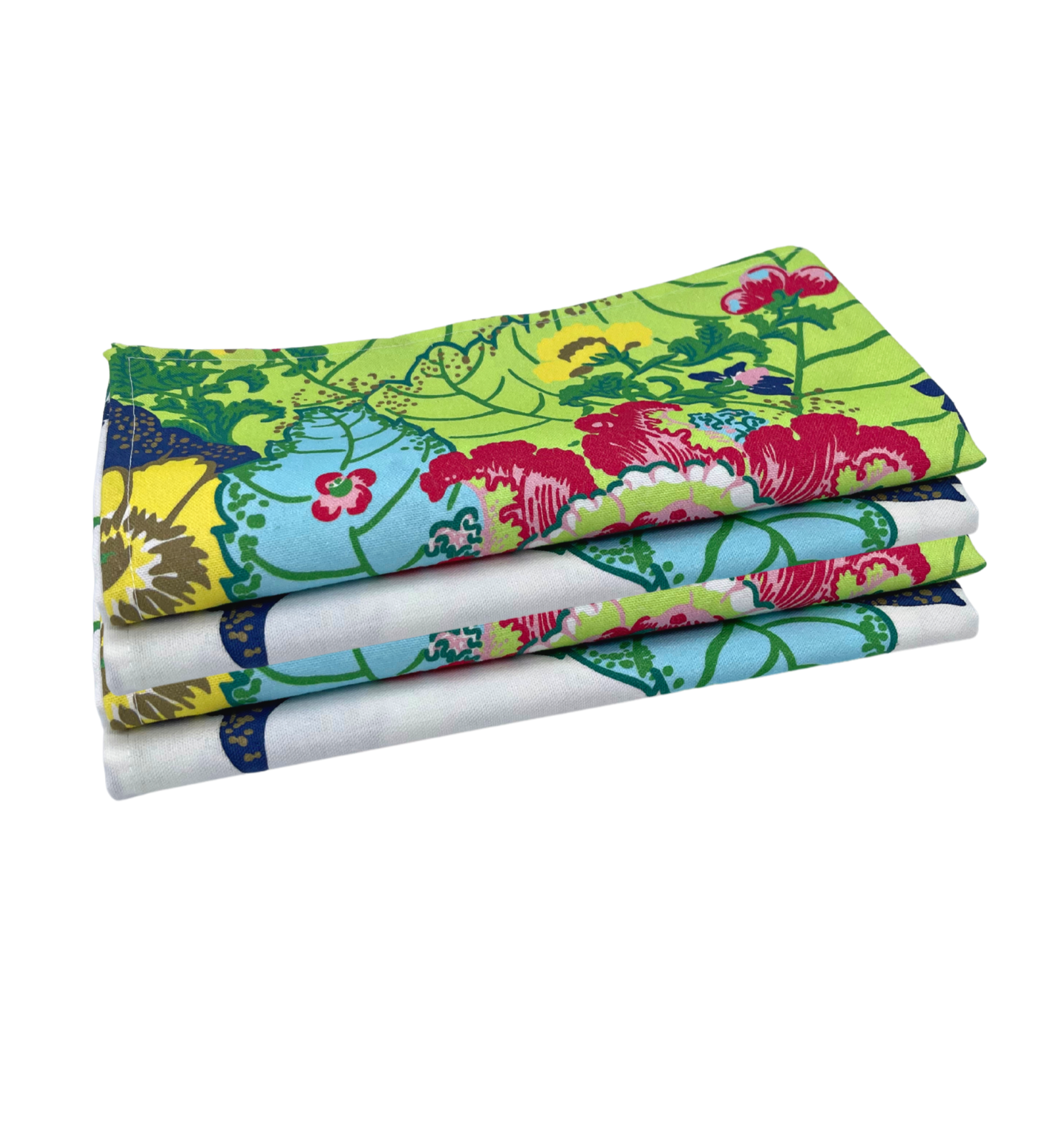 Set of Four Dinner Napkins - Tobacco Leaf