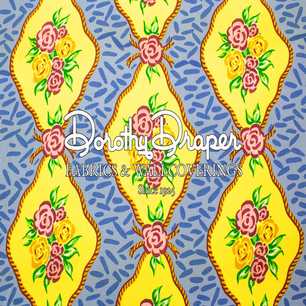 Cote D’ Azur Blue Fabric
