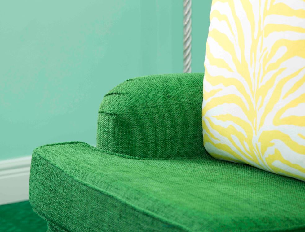 Couture Lattice Emerald Fabric