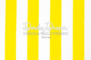 Draper Stripe Bright Yellow Fabric
