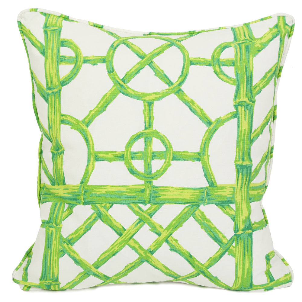 Bali Ha'i Throw Pillow - Jungle Green